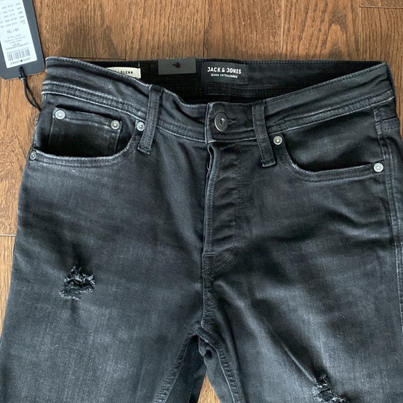 NWT Jack & Jones Glenn Icon Super-Stretch Slim-Fit Jeans - Picture 2 of 9
